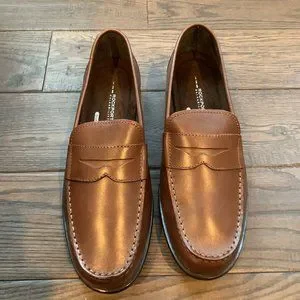 サンダル Rockport Men's Classic Penny Loafer Dark Brown Wides Men's Classic Penny Loafer – Rockport